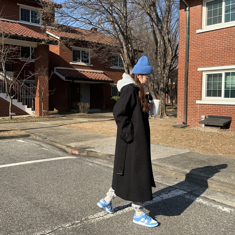 귀여운 커플 골지 무지 니트 숏비니 롱비니 겨울 대두 빅사이즈 남자 여자 비니 모자