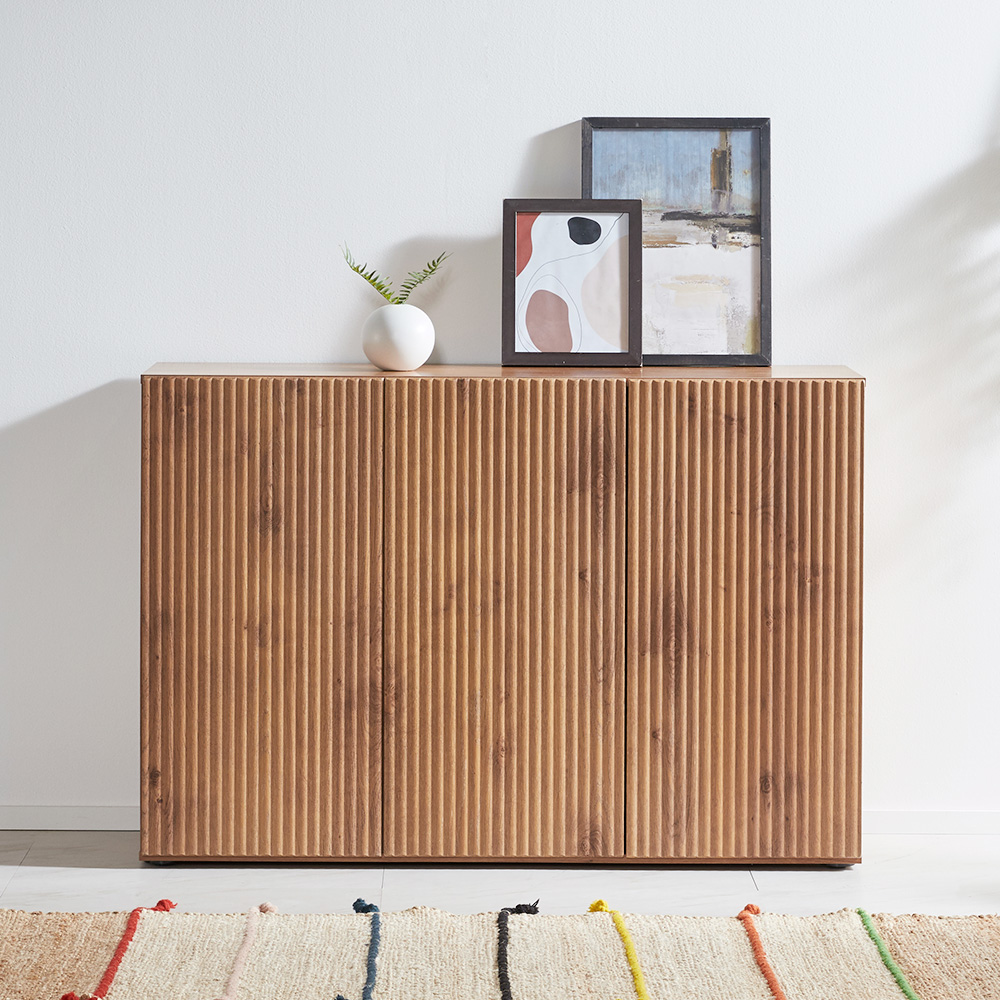 장인가구 네스트 높은 사이드 다용도 거실 수납장 1200