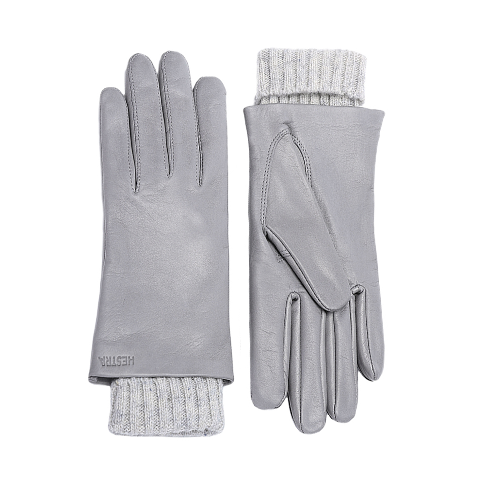 헤스트라 메간 헤어쉽 양가죽 페일 그레이 14490 310- 여성 겨울 가죽 장갑 선물