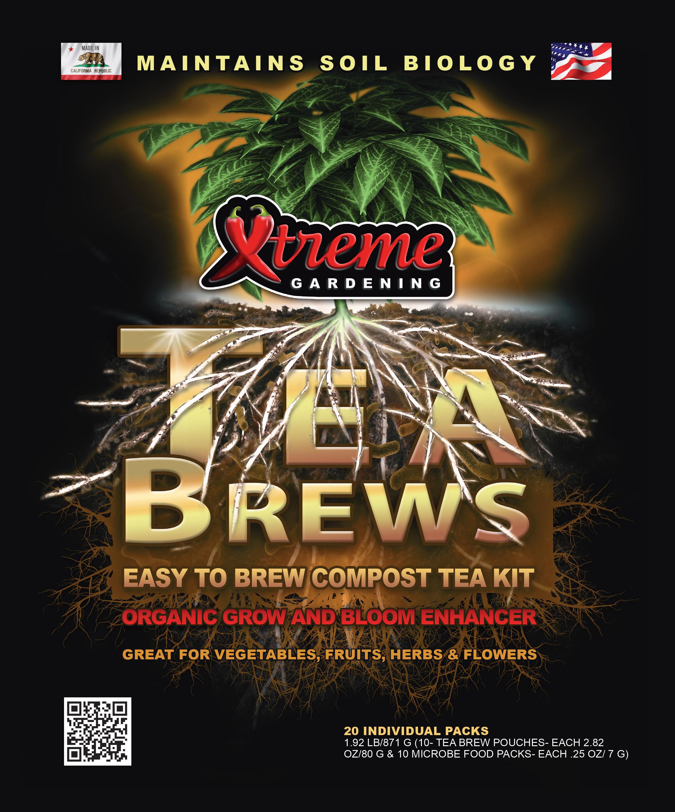 Xtreme Gardening Tea Brews 구성 및 사용법