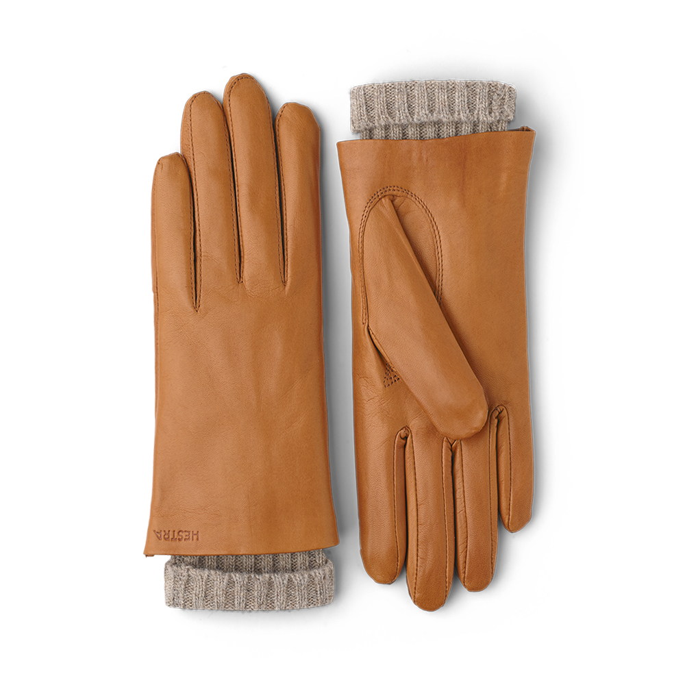 헤스트라 메간 헤어쉽 양가죽 코르크 14490 710- 여자 여성 겨울 가죽 장갑