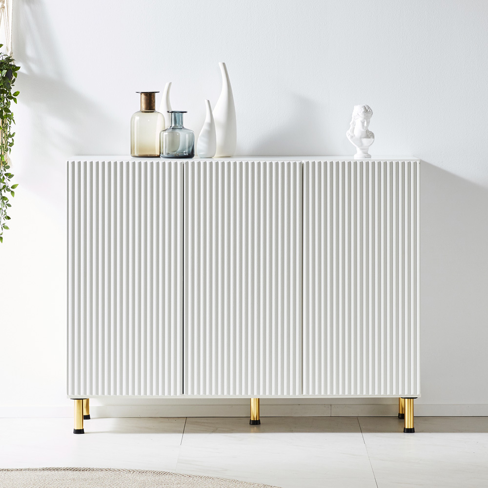 장인가구 네스트 템바보드 사이드보드 높은 거실장 1200 다리형