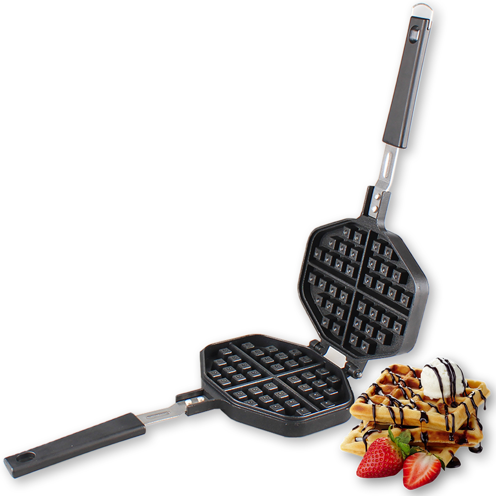 국산 와플 크로플 팬 틀 메이커 만들기 기계 도구 주물 캠핑 무쇠 동우리빙 아이 간식