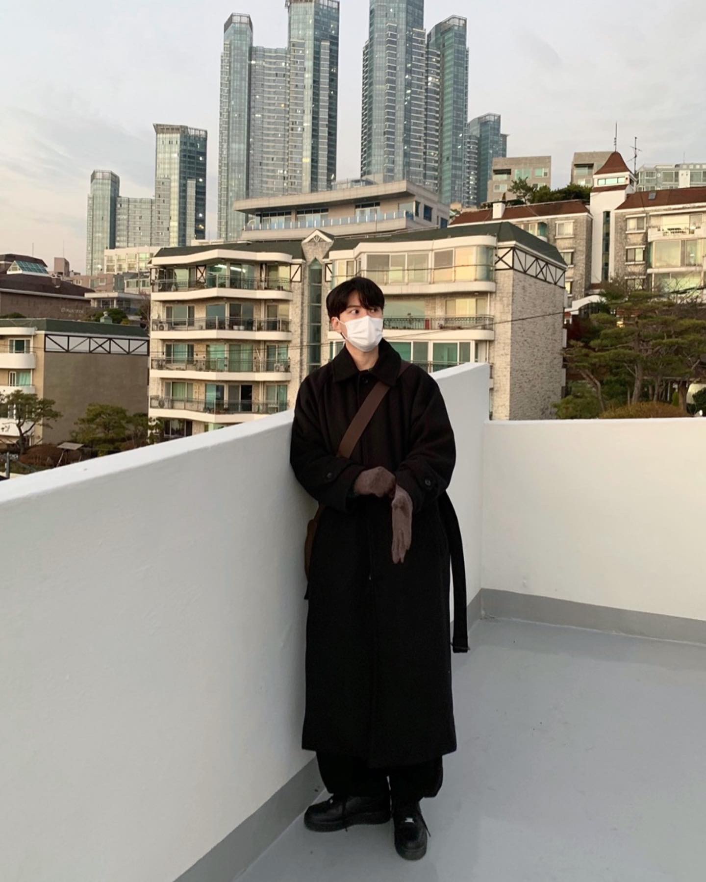 [당일출고] 130cm 맥시 울 로브 맥 오버핏 발마칸 겨울 롱 싱글 루즈핏 코트 블랙 차콜 분위기 만들어주는 인생템 상세 이미지 20