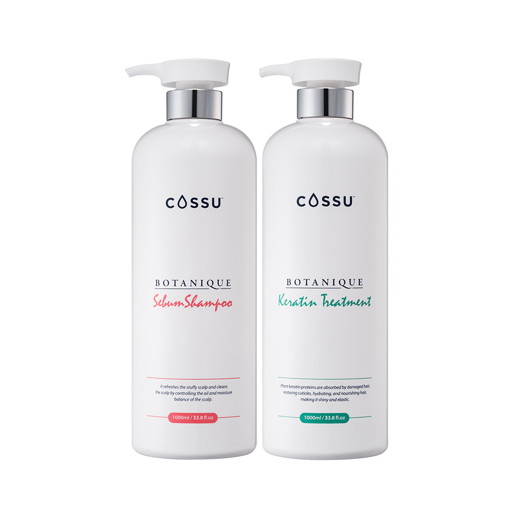코쉬 보타니끄 세범 샴푸 1000ml + 보타니끄 케라틴 트리트먼트 1000ml 2종세트 - 상품 이미지