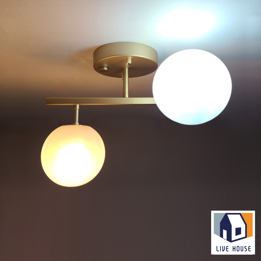 식탁조명 펜던트 조명 골드 LED 전등 버블팝 4등