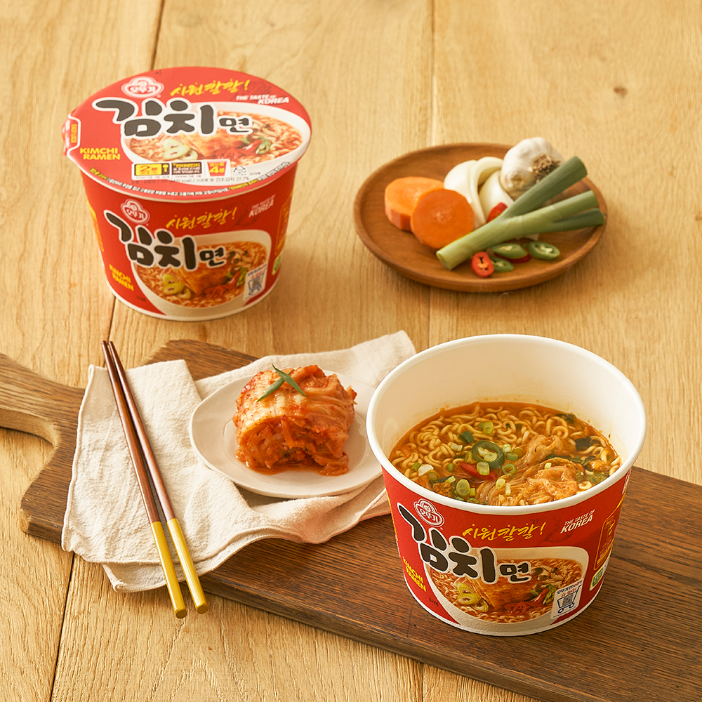 오뚜기 김치면 큰컵라면 105g, 12개 - 상세 이미지 5