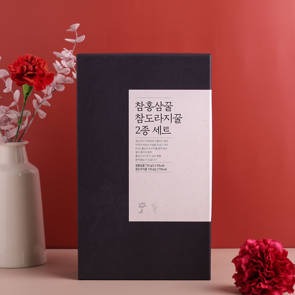 (강개상인) 참홍삼 참도라지 꿀 2종선물세트 - 상세 이미지 2