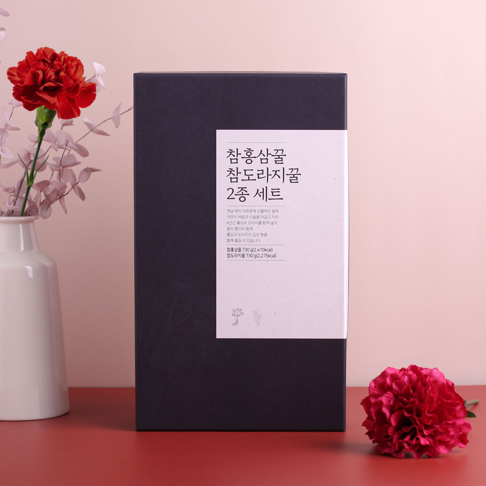 (강개상인) 참홍삼 참도라지 꿀 2종선물세트 - 상세 이미지 3