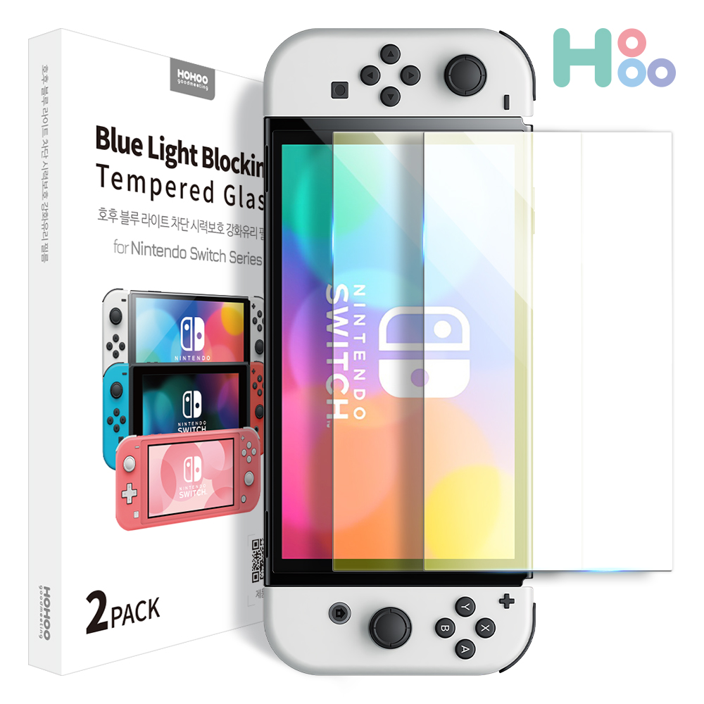 닌텐도 스위치 OLED 필름 시력보호 강화유리 액정보호V37