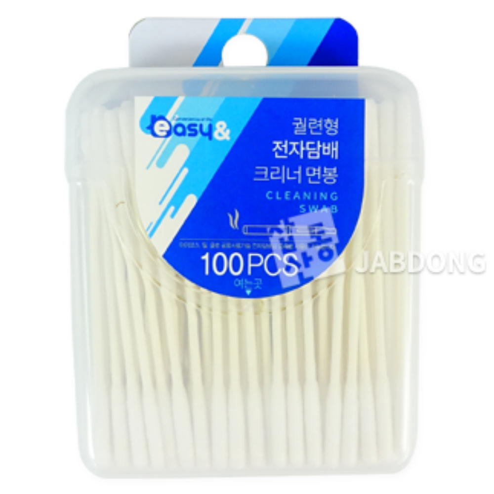 얇은 면봉 뾰족면봉 메이크업 전자담배 청소 100개 - 상세 이미지 2
