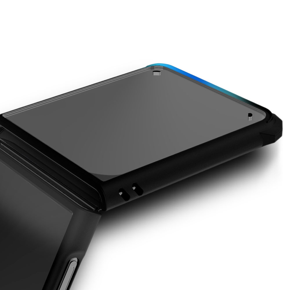 모란카노 갤럭시 Z플립3 임팩트 제로 범퍼 케이스 화이트 반투명 - 상세 이미지 4