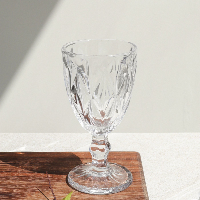 퓨어 노블레스 빈티지 고블렛잔 홈카페 파티 브라이덜샤워 와인잔 유리잔 320ml x2p - 상세 이미지 3