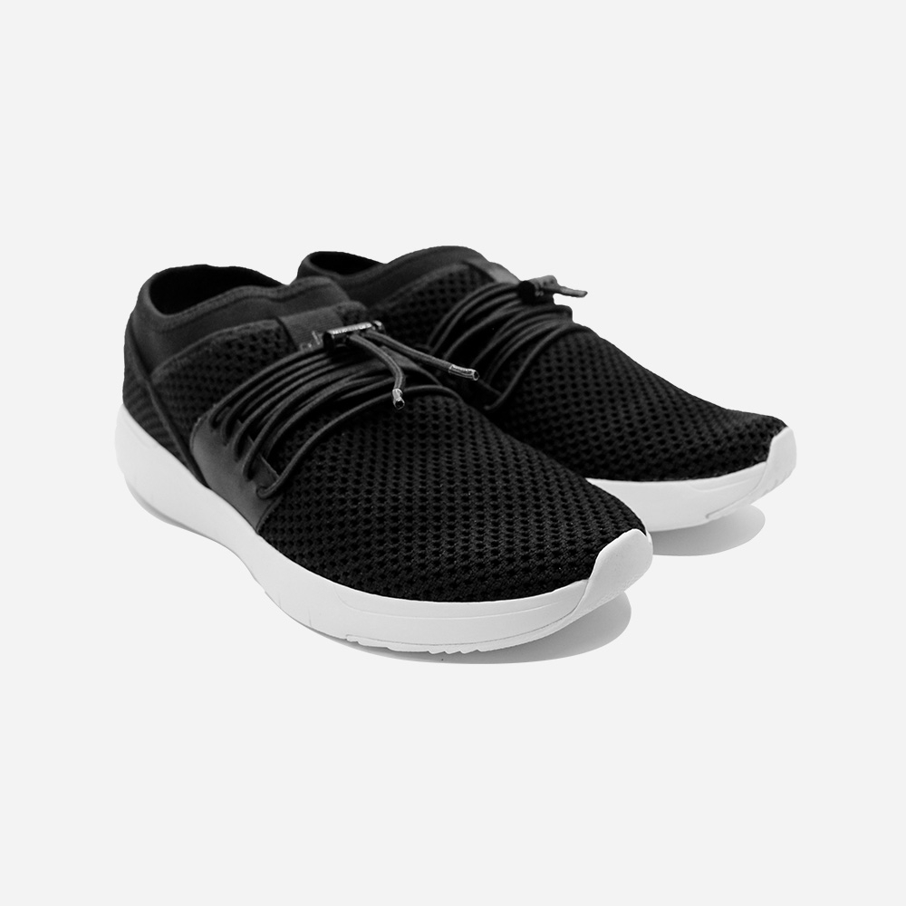 핏플랍 에어메쉬 레이스업 쿠셔닝 스니커즈 블랙 R64-001