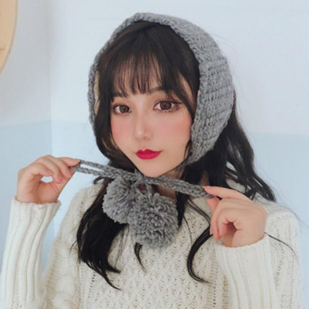 겨울 골프 이어 워머 여성 골프용 귀마개 겨울용 골프 귀도리 - 메인 이미지