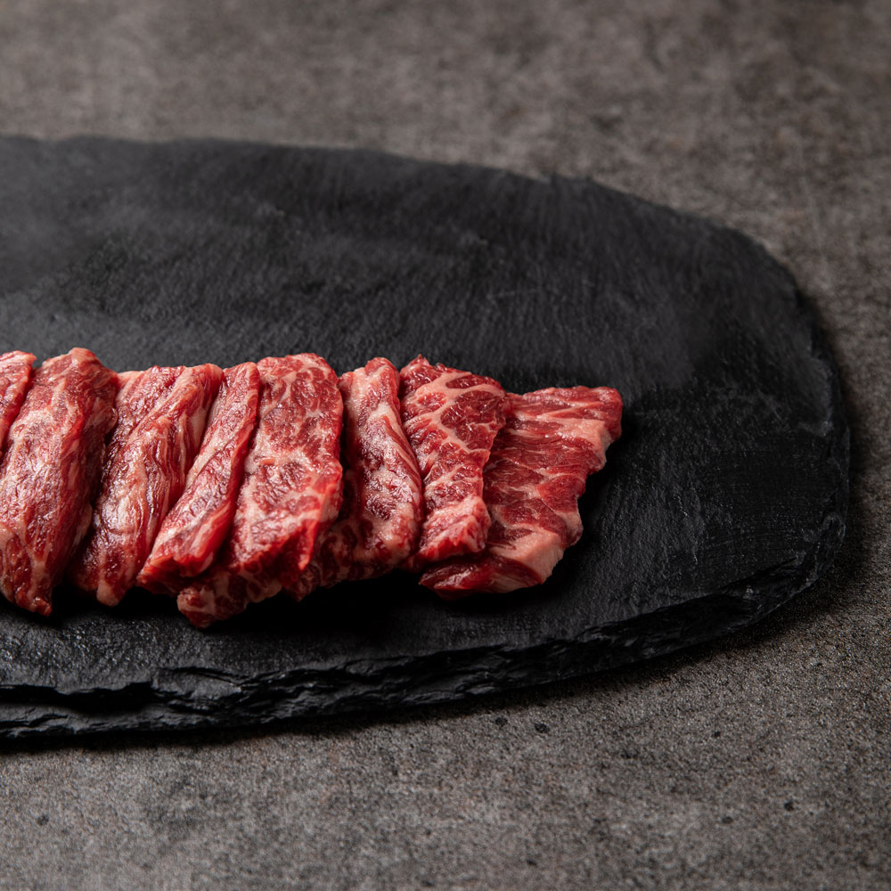 미트포테이블 살치살 블랙앵거스 미국산 소고기 스테이크