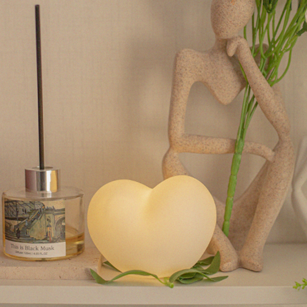 자몽등 간접 조명 미니 LED 무드등 하트무드등 소 화이트