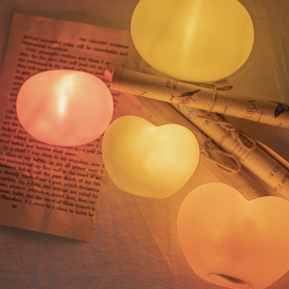 자몽등 간접 조명 미니 LED 무드등 하트무드등 소 화이트