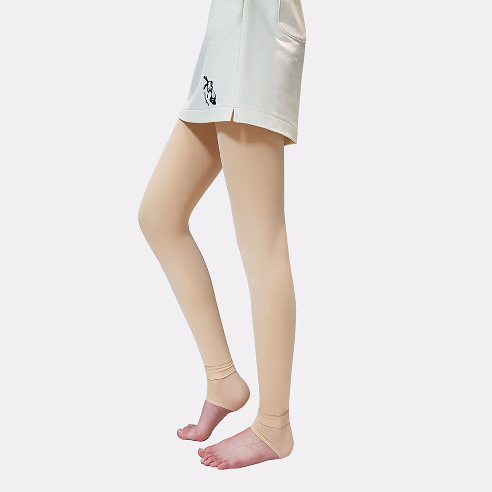 Golf1004 왕기모 골프 레깅스 겨울 스포츠 캠핑 타이즈 블랙 베이지 이미지 6