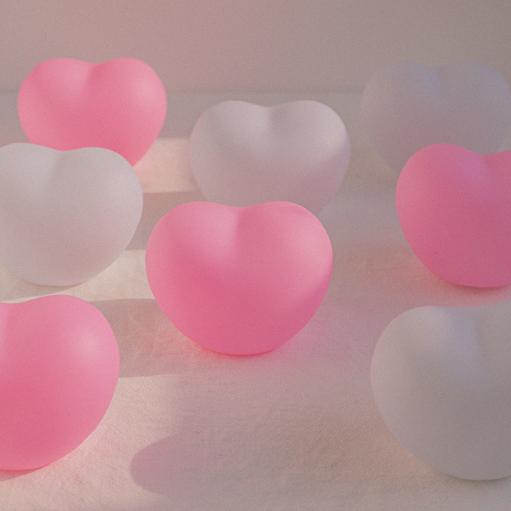 자몽등 간접 조명 미니 LED 무드등 하트무드등 소 화이트