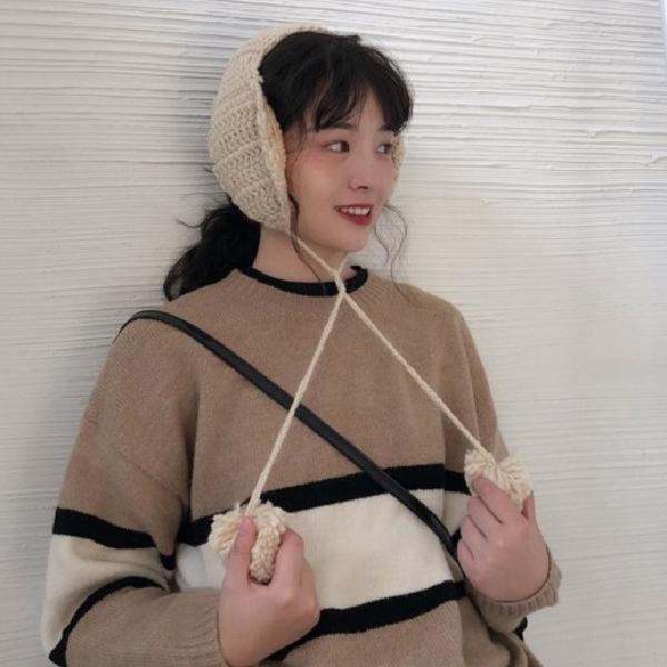 여성 골프용 귀마개 골프 이어 워머 겨울용 겨울 골프 귀도리 - 메인 이미지