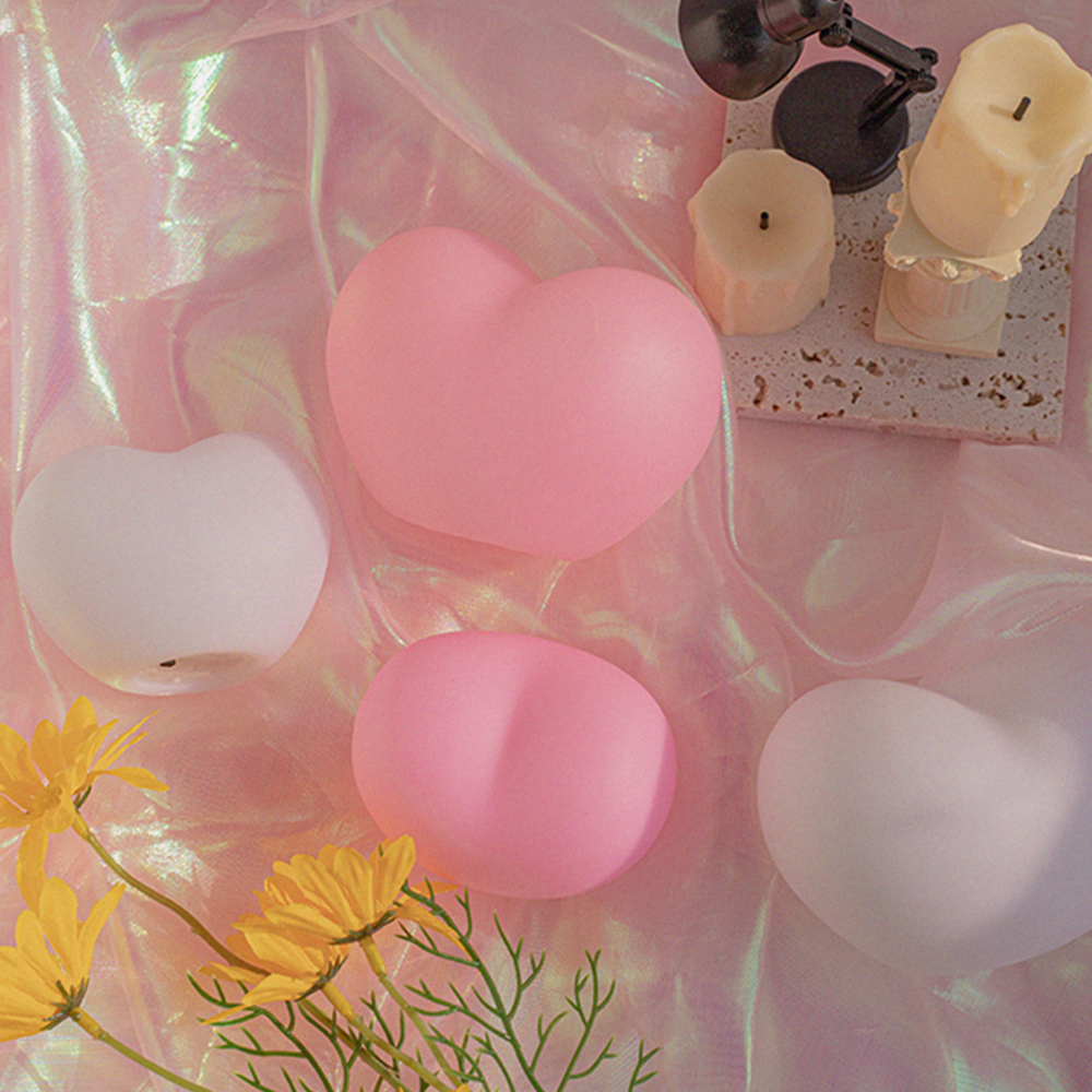 자몽등 간접 조명 미니 LED 무드등 하트무드등 소 화이트