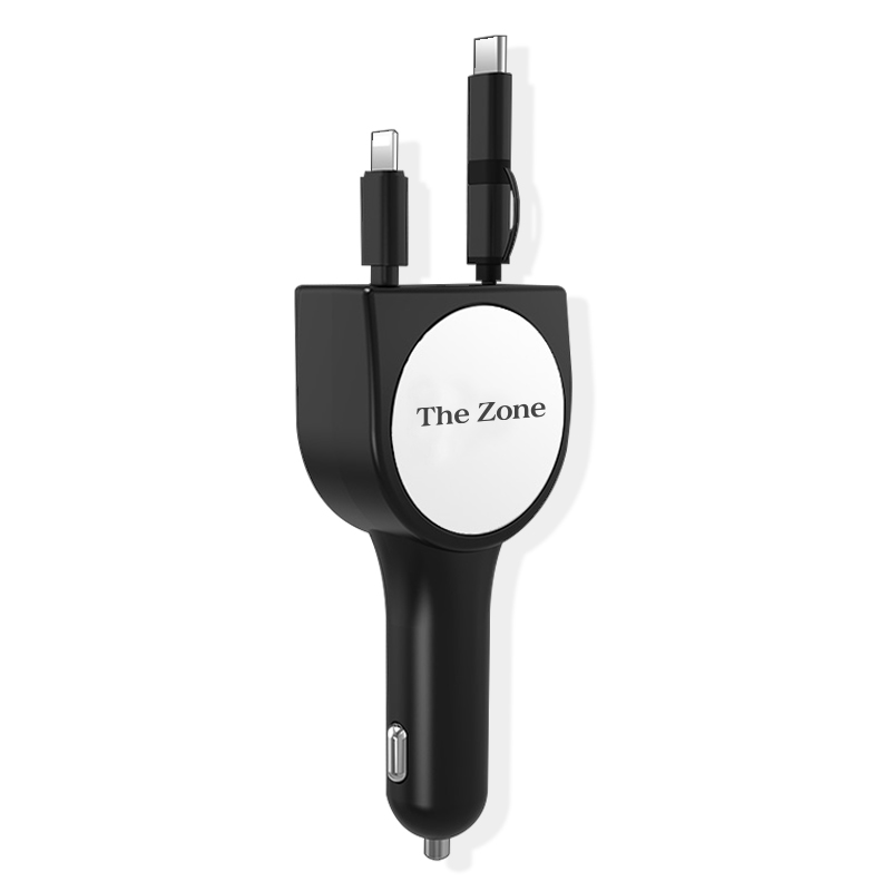 더존 차량용 릴타입 멀티고속충전 시거잭 TZ-QCC20