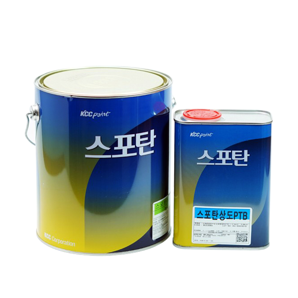 KCC 스포탄상도 4Kg 옥상방수 우레탄 페인트 회색(2액형) - 상품 이미지