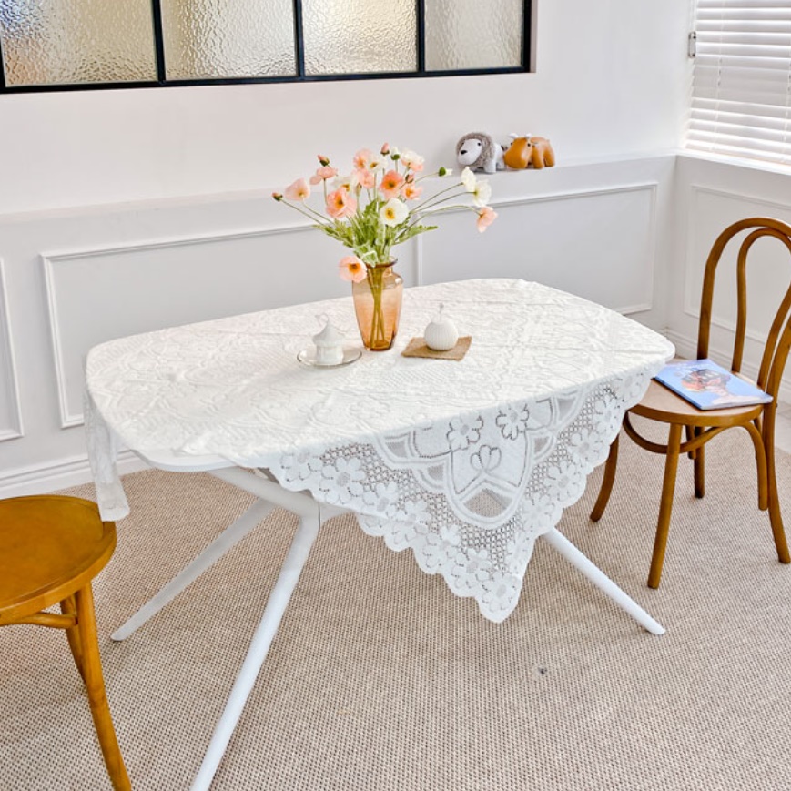 예쁜 식탁보 행사용 행사 테이블보 야외 테이블보 둥근식탁보