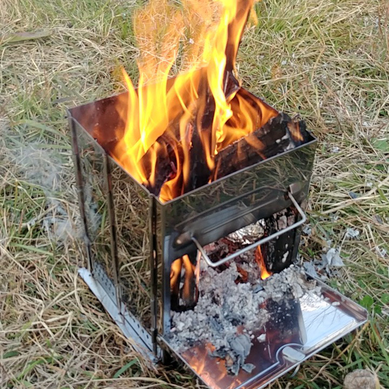 빼다 감성 캠핑 불멍 휴대용 접이식 소형 미니 화로대