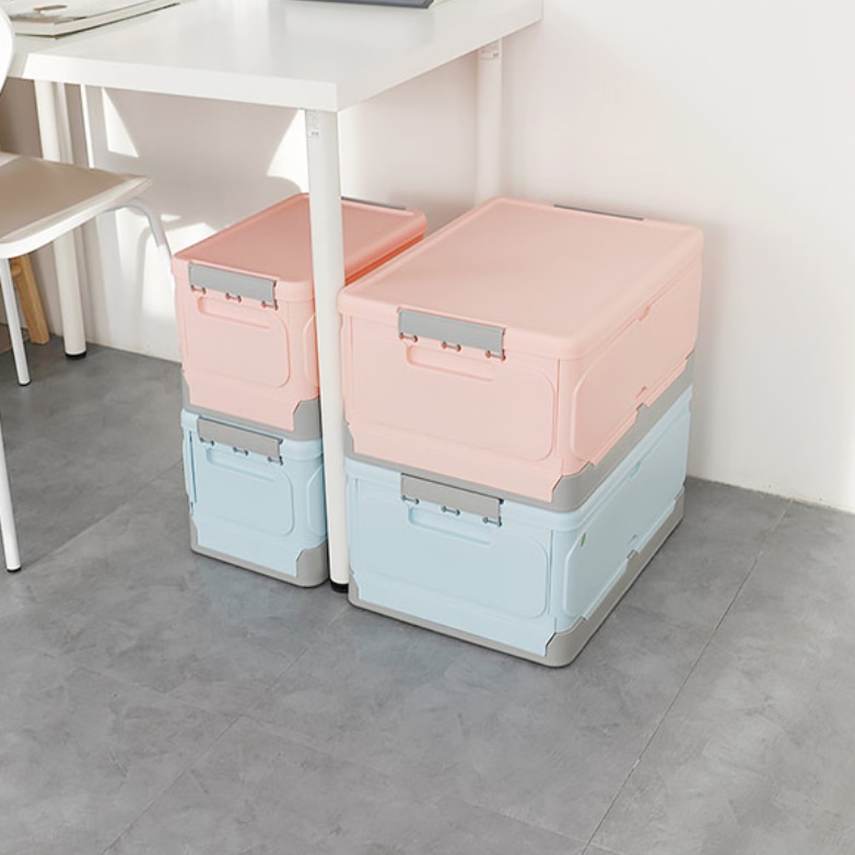 캠핑 리빙 박스 아기 옷 정리함 수건 모자 보관함 M