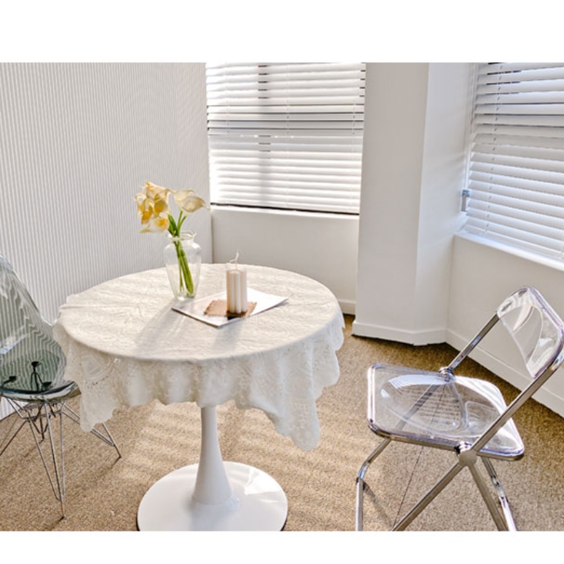 예쁜 식탁보 행사용 행사 테이블보 야외 테이블보 둥근식탁보