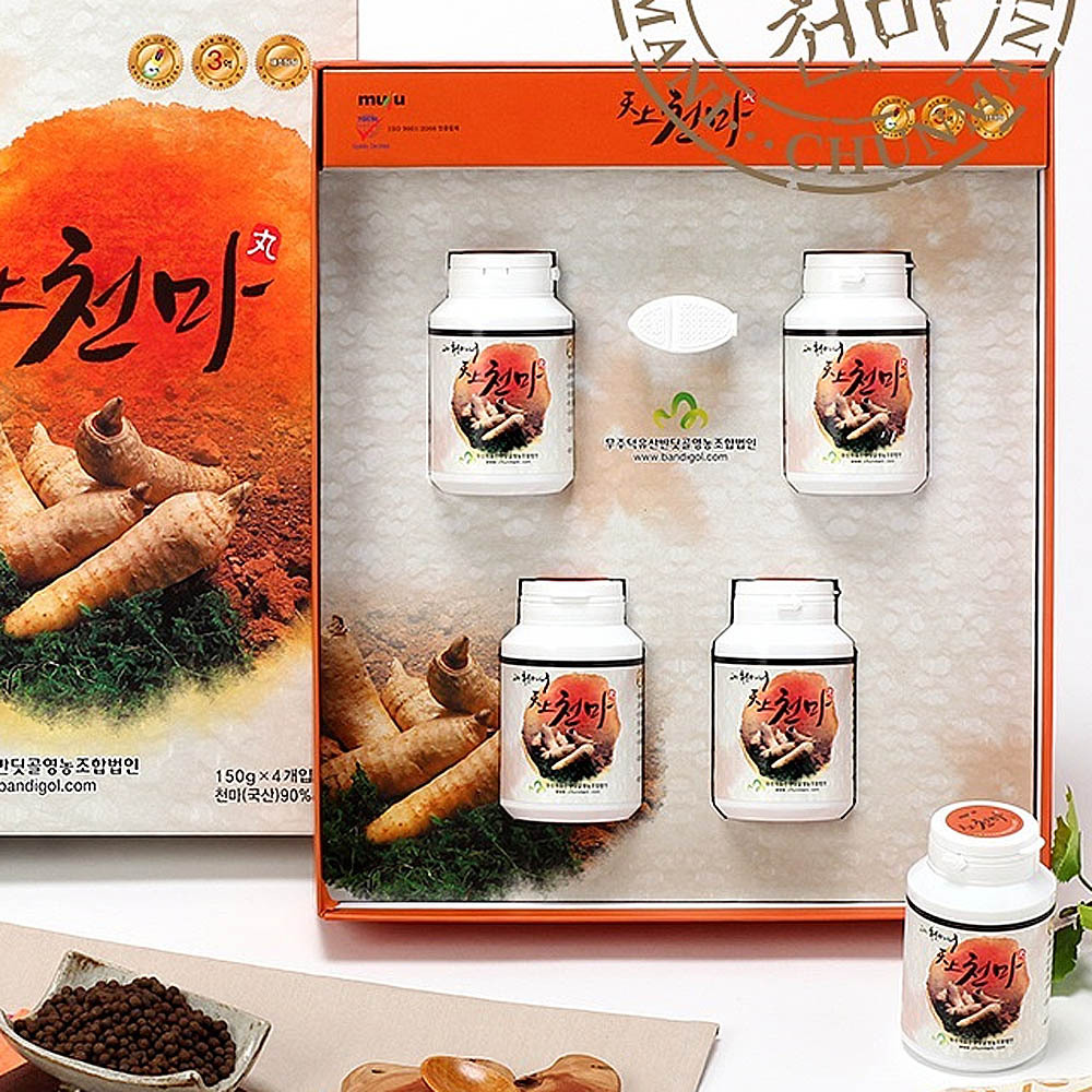 무주천마 천마환 정풍초 상견례부모님선물세트 150gx4병 : 플로아헬스케어