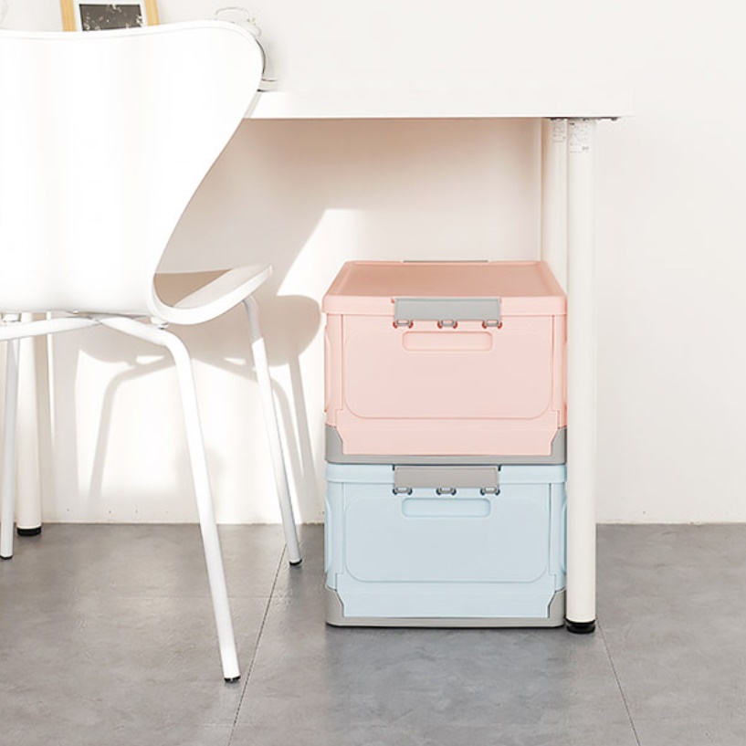 캠핑 리빙 박스 아기 옷 정리함 수건 모자 보관함 M