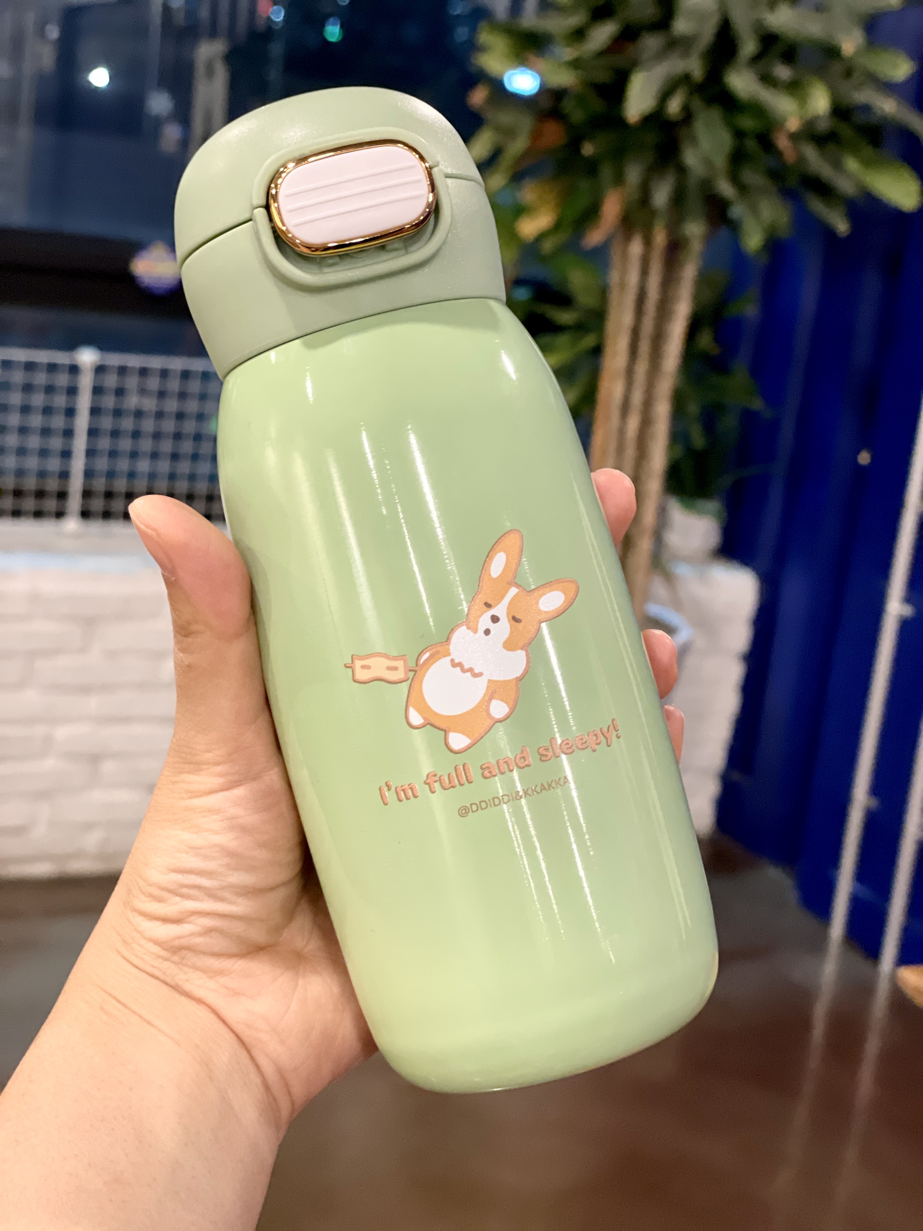 뛰뛰앤까까 원터치 텀블러 400ml 보온 보냉 스텐 어린이 캐릭터 차량용 등산용 이미지 7