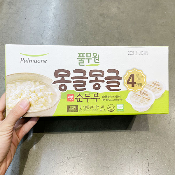 풀무원 몽글몽글 순두부 1800g(4입) : 익일 배송