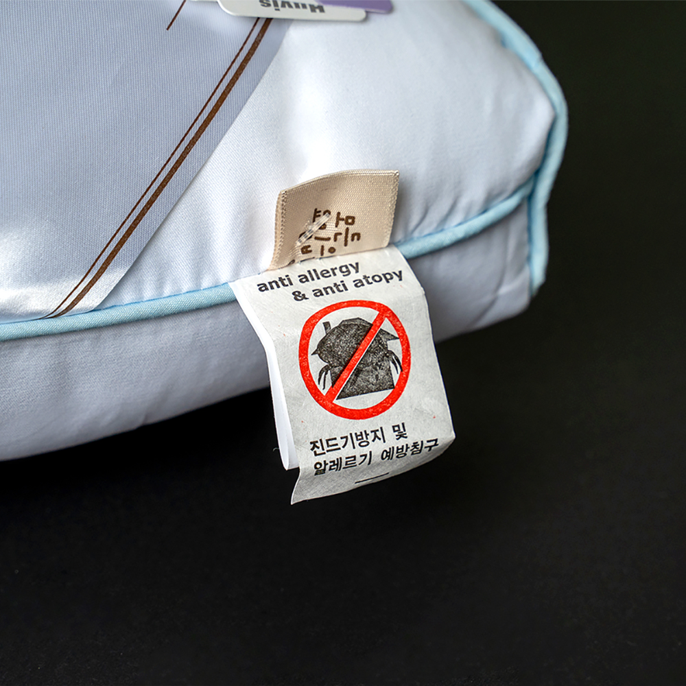 알러지케어 항균 어깨와 목이 편한 국내산 마이크로화이버 경추 베개솜 40x60cm, 1개