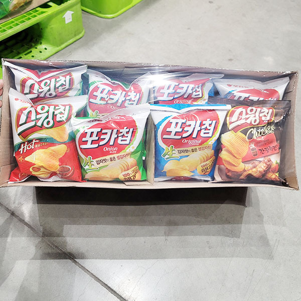 오리온 ONLY 생감자 스낵박스 600g (20입) : 익일 배송