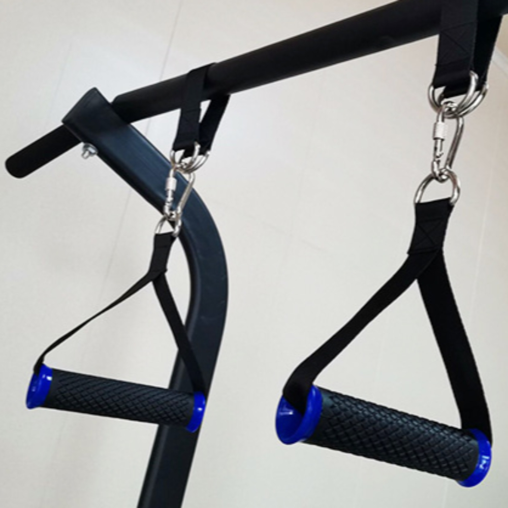 턱걸이 봉 바 손잡이 헬스 자가 등 팔 이두 운동 기구 - 상품 이미지