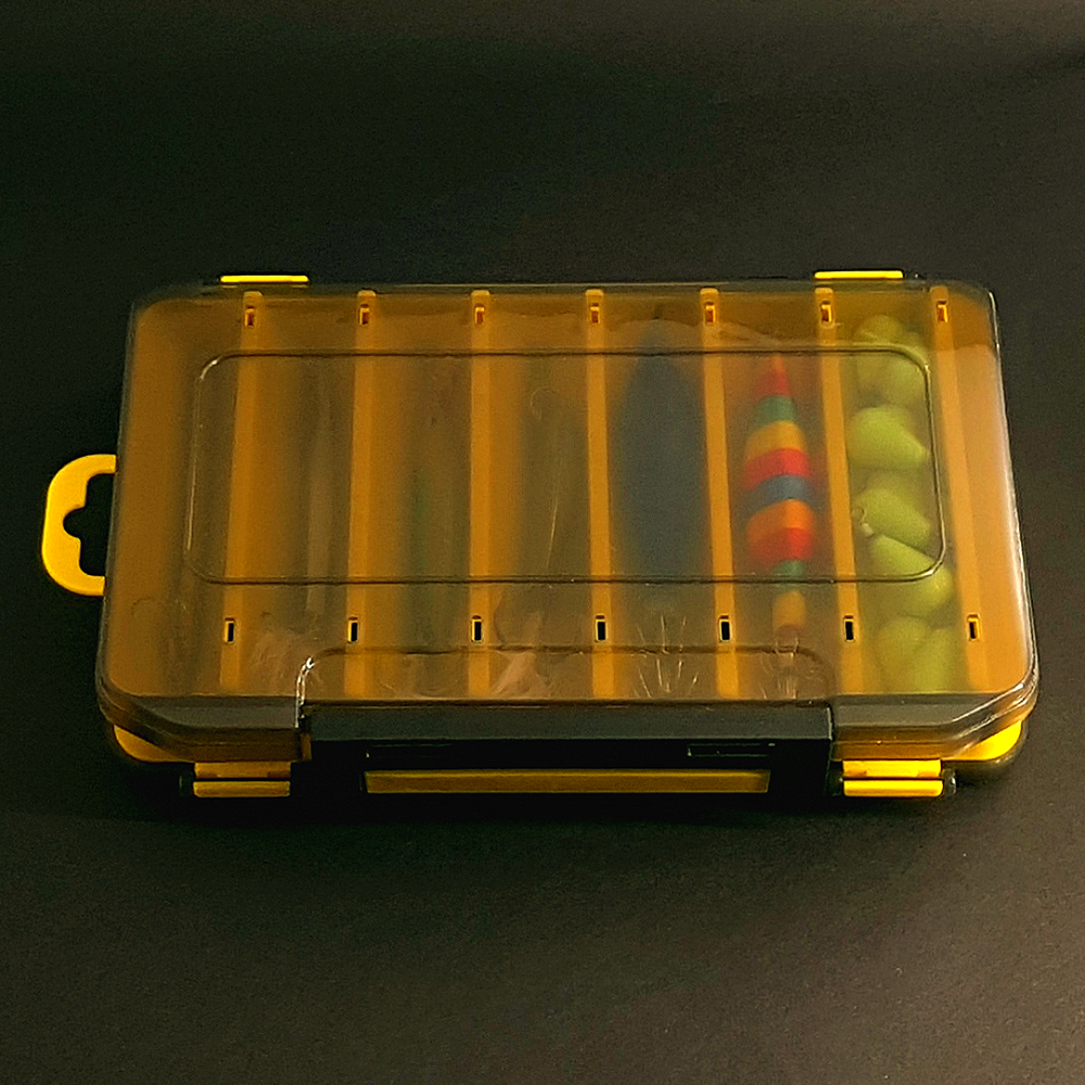 쿨쿨7 미니 태클박스 양면 에기케이스 투명 트레이 메탈지그 웜 애기 소형 루어 테클 가방