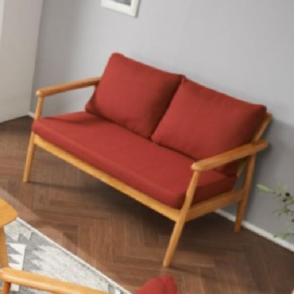 2인용 디자인소파 연예인 미니멀 디자이너 특이한 포인트 컬러 쇼파