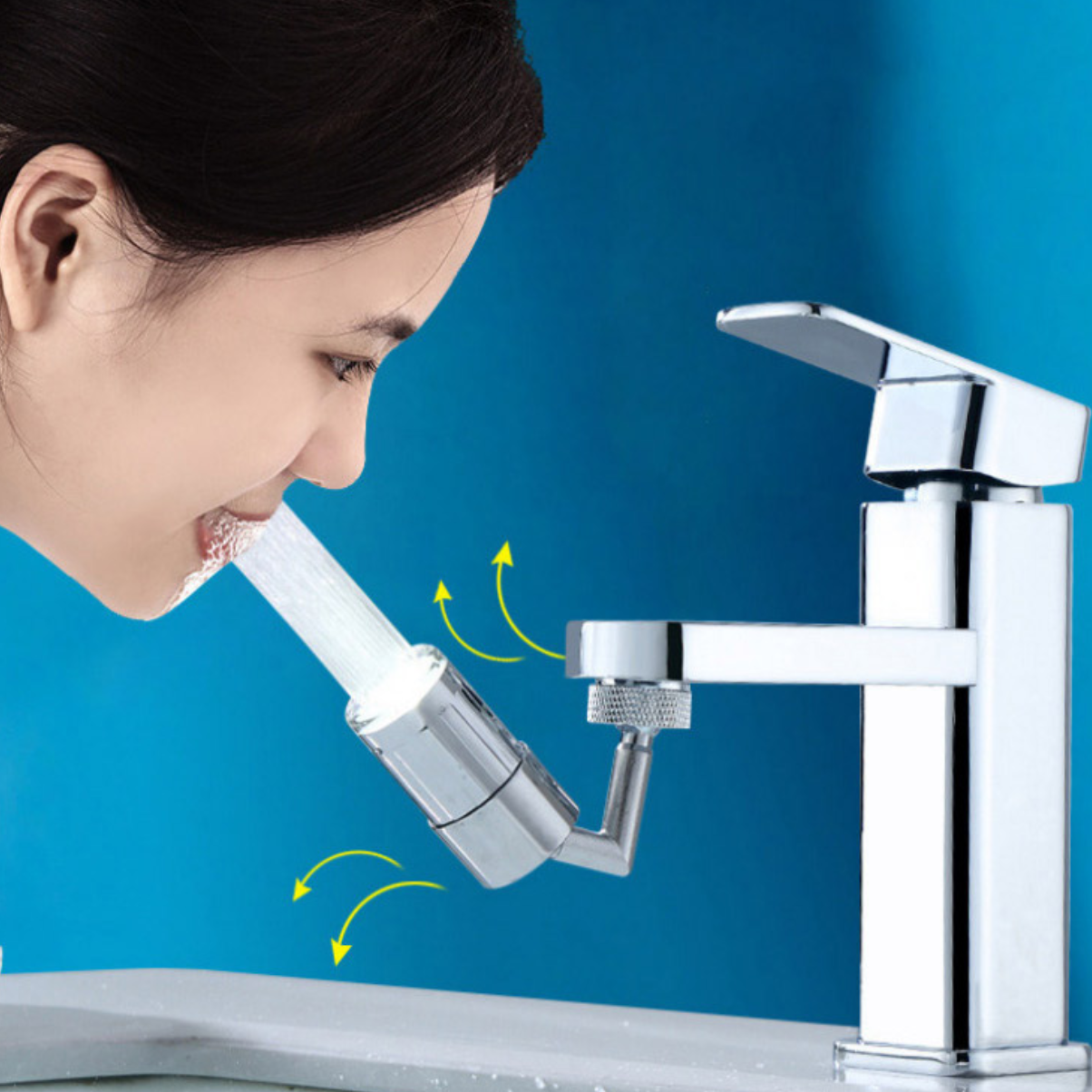 LED 워터탭 양치수전 세면대 스마트 led 수도꼭지