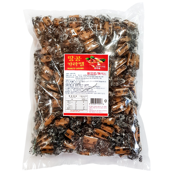 더식품 땅콩카라멜 벌크 1.5kg : 고래마트N