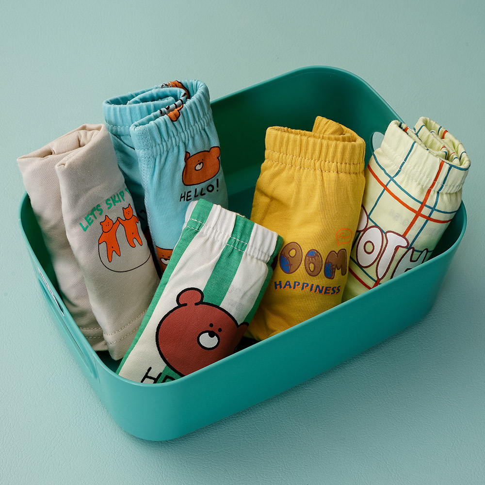 [빌도르] 브라더베어 5매 남아 드로즈 사각 아동 키즈 팬티 세트