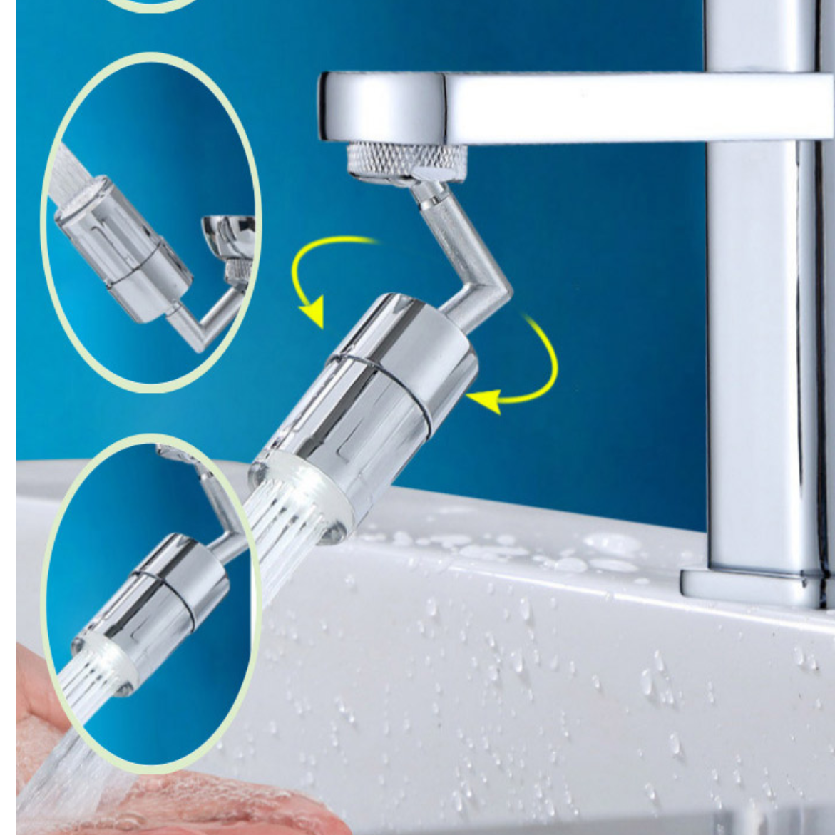 LED 워터탭 양치수전 세면대 스마트 led 수도꼭지