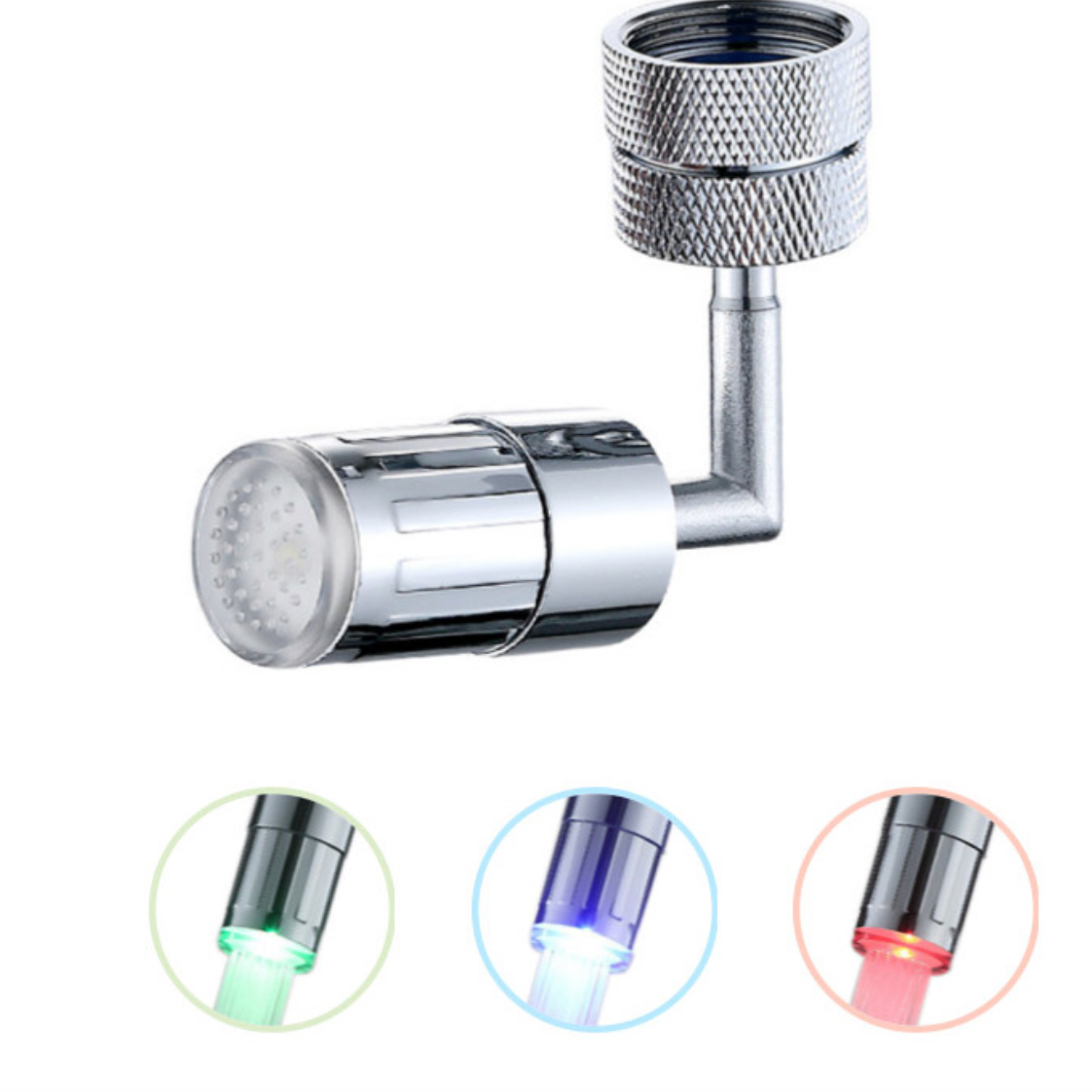 LED 워터탭 양치수전 세면대 스마트 led 수도꼭지