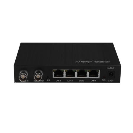 이지넷유비쿼터스 넥스트 Ethernet Over Coaxial 변환 4포트 컨버터 (NEXT-EOC204THD)
