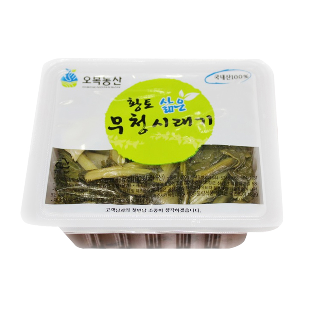 데친 무청시래기&배추우거지 300g 8팩 오복농산 - 상세 이미지 3