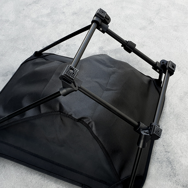 KOOLMAN 쿨맨 캠핑 의자 그라운드 경량 스퀘어 이너 체어 숏, 라이트브라운, 1개