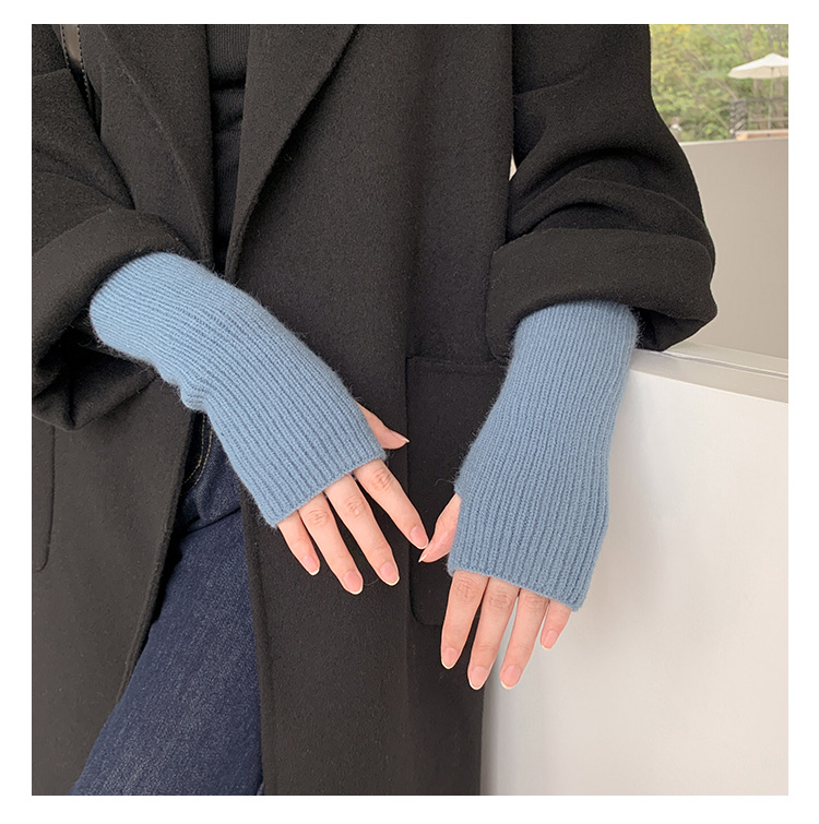핸드워머 사무실 남자 손목워머 여성 니트 손 장갑 겨울 따뜻한 토시